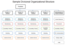 Blank Company Structure Flow Chart Template Doc