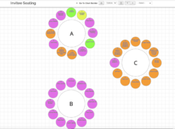 Blank Round Table Seating Chart Template Word