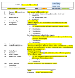 Community Of Practice Charter Template Word Sample