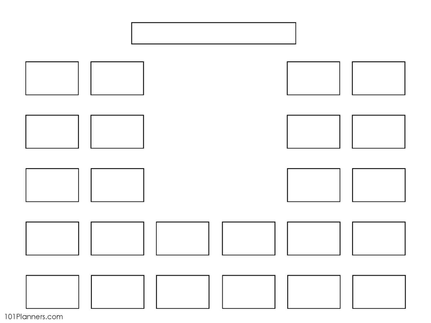 Conference Room Seating Chart Template Doc Sample