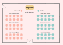 Custom Conference Table Seating Chart Template  Sample