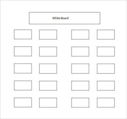 Editable Computer Lab Seating Chart Template Word Sample