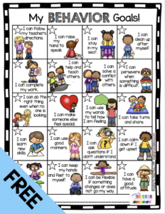 Free  Behavior Chart For Classroom Template Word