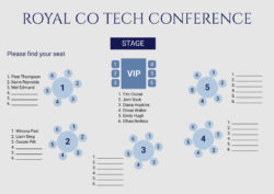 Free Custom Banquet Table Seating Chart Template Doc