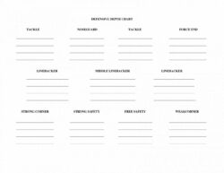 Free Custom Baseball Field Depth Chart Template Word Sample