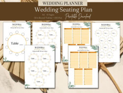 Free Custom Circle Table Seating Chart Template Pdf