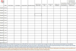 Free Editable Football Defensive Depth Chart Template Word Sample