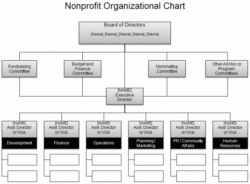 Free Editable Non Profit Organizational Chart Template