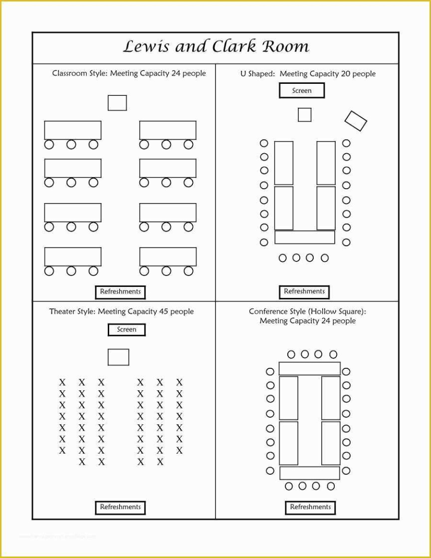 Printable Call Center Seating Chart Template