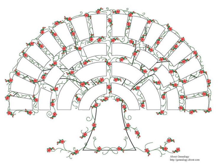 Custom 5 Generation Pedigree Chart Template Pdf