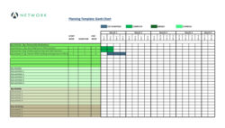 Free Custom 3 Month Gantt Chart Template  Sample