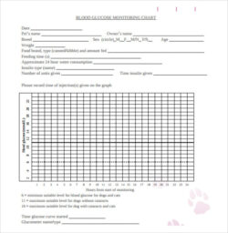 Free Custom Blood Glucose Monitoring Chart Template