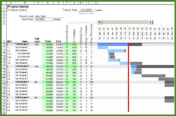 Printable 6 Month Gantt Chart Template