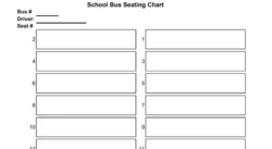 56 Passenger Bus Seating Chart Template Excel