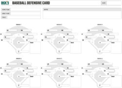 Blank 4 4 Defense Depth Chart Template Word