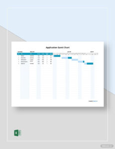 Custom Product Development Gantt Chart Template Word