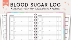 Editable Blood Sugar Monitoring Chart Template Pdf Sample