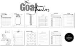 Editable Money Raising Goal Chart Template