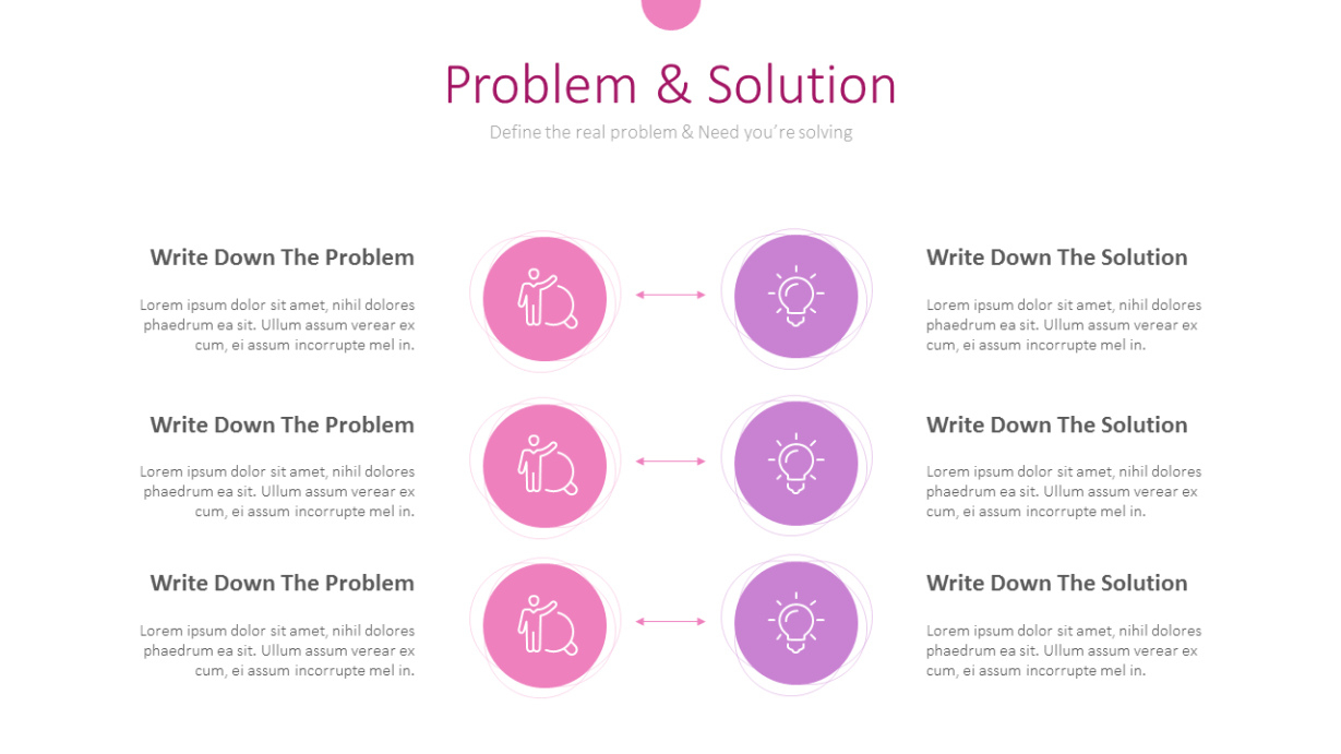 Editable Problem Solution Flow Chart Template  Sample