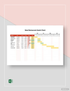 Free Blank Product Development Gantt Chart Template Word