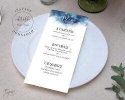 Free Blank Rehearsal Dinner Seating Chart Template