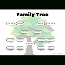 Free Editable 3 Generation Pedigree Chart Template Excel