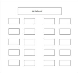 Free Editable Rectangular Table Seating Chart Template Pdf