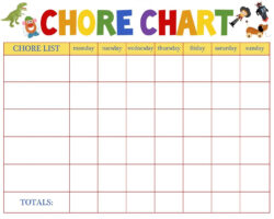 Free Editable Reward Charts For Preschoolers Template  Sample