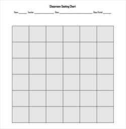 Free  Seating Chart For Classroom Template Word Sample