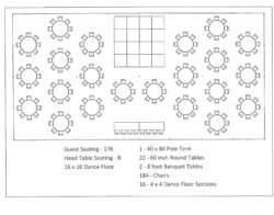 Free  Seating Chart Round Tables Template  Sample