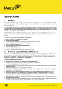 Nonprofit Advisory Board Charter Template Doc