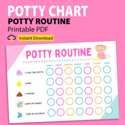 Printable Potty Training Sticker Chart Template Doc Sample