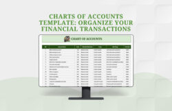 Printable Restaurant Chart Of Accounts Template Word Sample