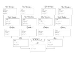 10 Generation Pedigree Chart Template Excel Sample