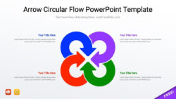 Blank Circular Arrow Flow Chart Template Word Sample