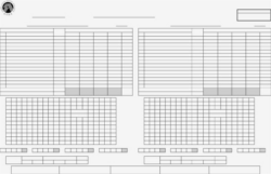 Custom Flag Football Depth Chart Template Word