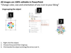 Editable Circular Arrow Flow Chart Template Excel