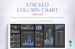 Editable Clustered Stacked Bar Chart Template Doc Sample