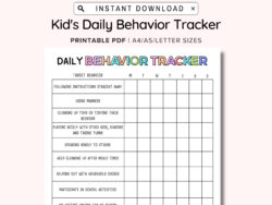 Editable Positive And Negative Chart Template Doc