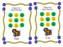 Editable Smiley Face Behavior Chart Template Word