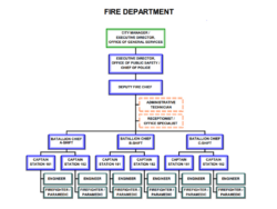 Fire Department Organizational Chart Template Excel