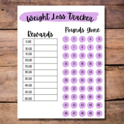 Free  Biggest Loser Weight Loss Chart Template Word