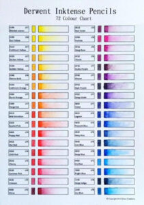 Free Blank Colored Pencil Color Chart Template Excel Sample