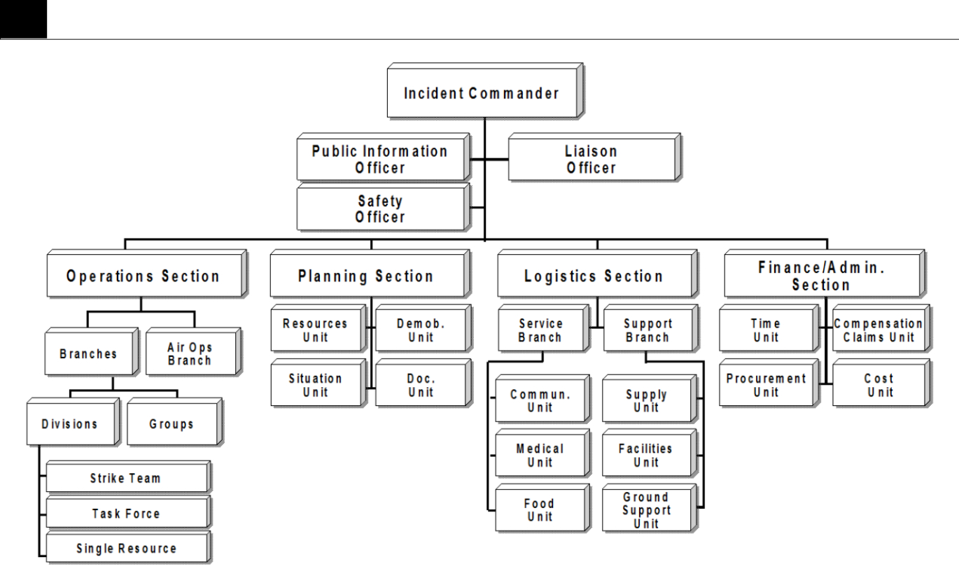 Free Custom Incident Command System Organizational Chart Template Word