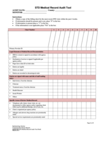 Free Custom Physical Therapy Chart Review Template Doc