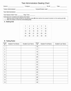 Free Custom U Shaped Classroom Seating Chart Template Word Sample