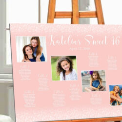 Sweet 16 Seating Chart Template Word