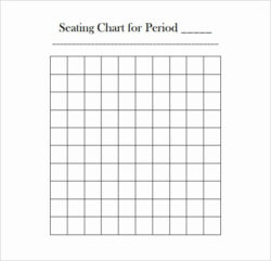 U Shaped Classroom Seating Chart Template Pdf Sample