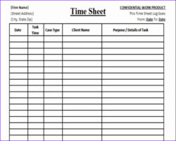 editable 7 time tracking template excel  excel templates attorney time tracking template doc