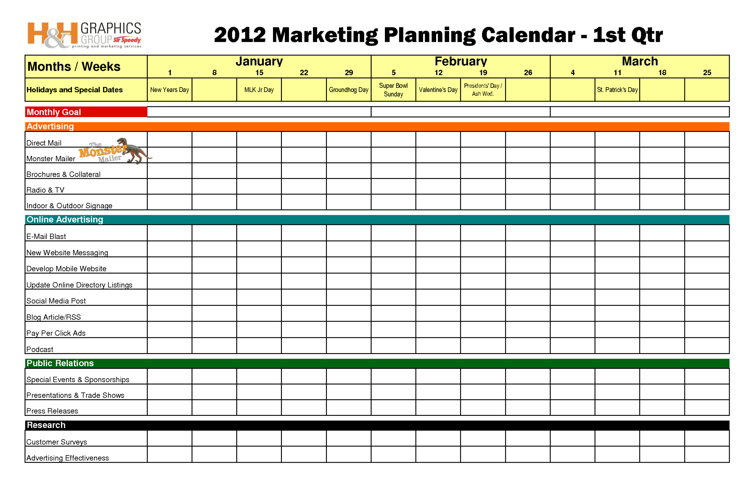 editable marketing campaign tracker template marketing campaign tracking template doc